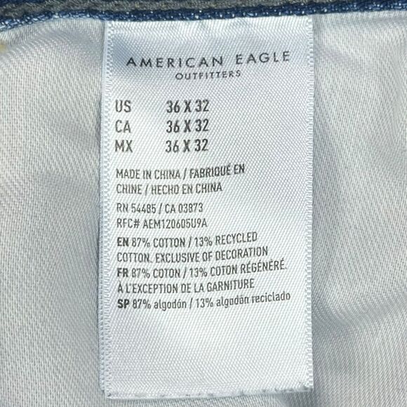 American Eagle Men's 38x30 Carpenter Double Knee Denim Jeans - Picture 8 of 8